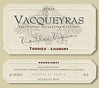 les-vieilles-vignes-2003 Vacqueyras Vieilles Vignes Vacqueyras  