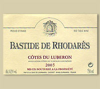 the-old-vines-2005 Bastide de Rhodar�s Luberon  